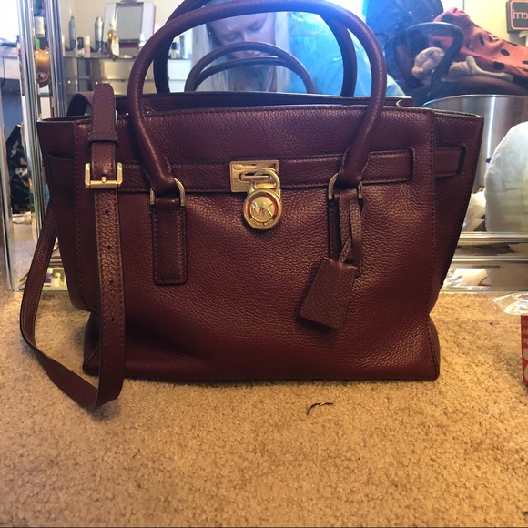 Michael Kors Handbags - Michael Kors Merlot Hamilton